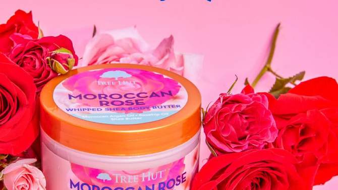 Tree Hut Moroccan Rose Whipped Body Butter - 8.4 fl oz, 2 of 20, play video