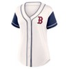 MLB Boston Red Sox Women's Short Sleeve White Fashion Jersey - 2 of 3
