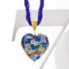 Ross-Simons Italian Multicolored Murano Heart Pendant Necklace in 18kt Gold Over Sterling - 4 of 4