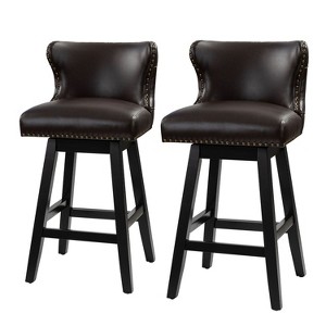 Johannes Swivel Bar & Counter Stool Set of 2|HULALA HOME - 1 of 4