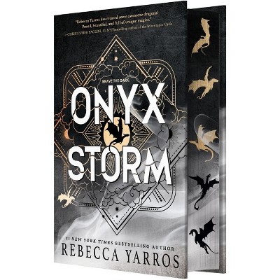 Onyx Storm (Deluxe Limited Edition)  - by Rebecca Yarros (Hardcover)