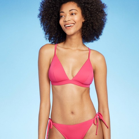 Women's Triangle Bikini Top - Shade & Shore™ Pink S
