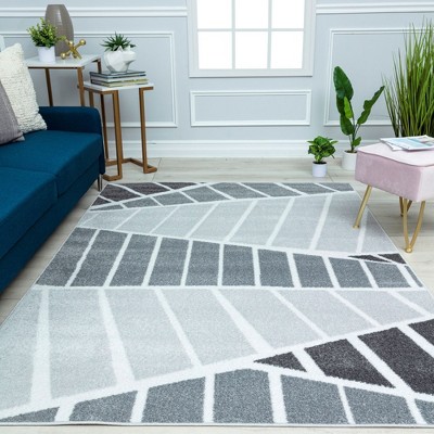 Mason Brooks Azalea AZ45B Contemporary Geometric Area Rug