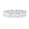 Pompeii3 10 1/2 Ct Asscher Cut Moissanite Eternity Ring Wedding Band 10k Gold - 2 of 4