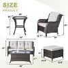 POCASSY 7 Piece Rattan Sofa Seating Group with Cushions - 3 of 4