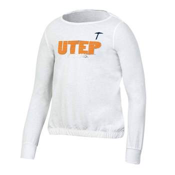 NCAA UTEP Miners Girls' White Long Sleeve T-Shirt