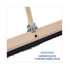 Boardwalk Floor Brush Head, 3" Black Polypropylene Bristles, 36" Brush - image 3 of 4