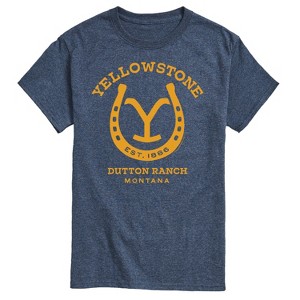 Men's - Yellowstone - Horseshoe Lockup Short Sleeve Graphic T-Shirt - 1 of 4