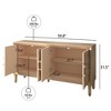 GDFStudio Bernal Modern 60" Wood Storage Cabinet with Adjustable Shelves - 3 of 4