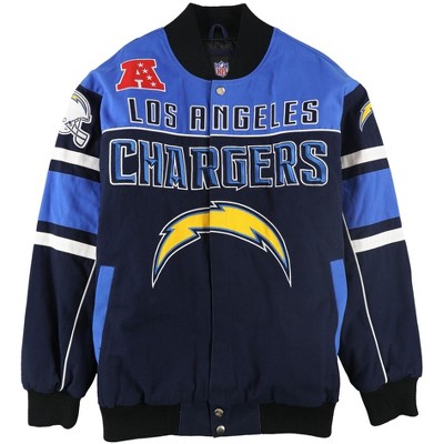 NFL Mens LA Chargers Full-Snap Varsity Jacket