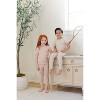 Aurora Classics- 2 Piece-Lounge Set - Kids Short Sleeve Pajama Set - Floral Print Collection - 4 of 4