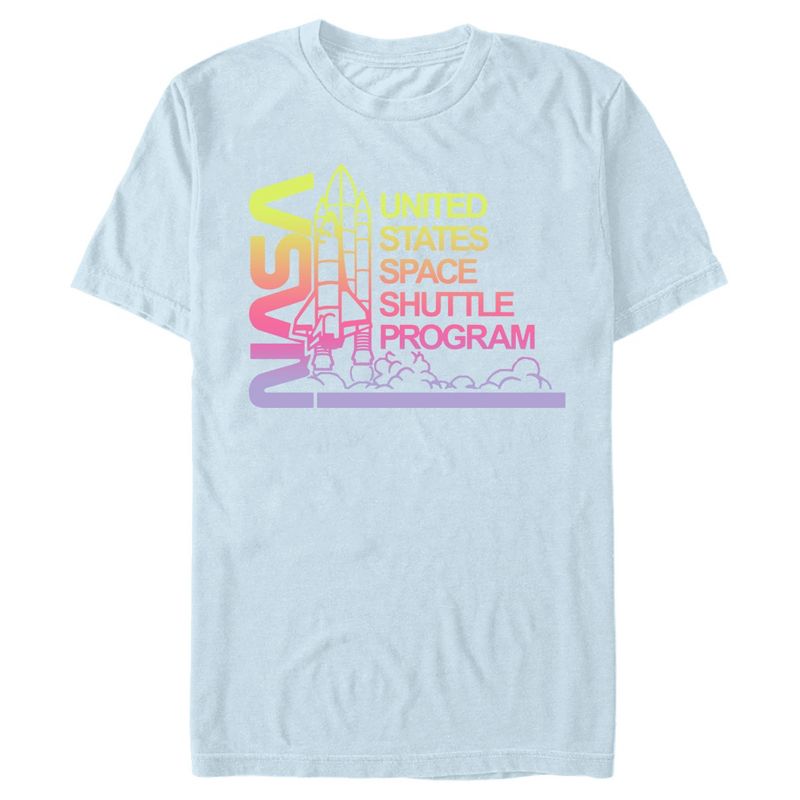 Men's NASA Ombre Sunset Shuttle Program T-Shirt, 1 of 4