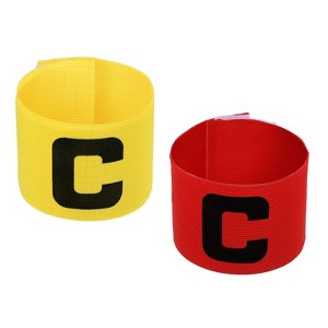 Unique Bargains Adjustable Elastic Soccer Team Training Elastic Arm Band 2 Pcs - 1 of 4