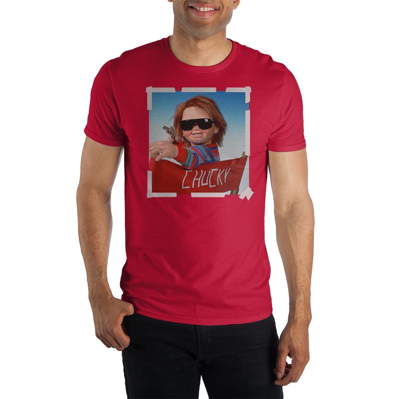 Chucky Director's Chair Crew Neck Short-Sleeve T-shirt, 1 of 4