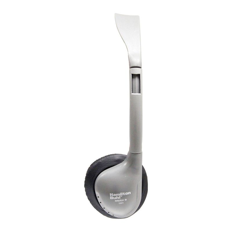 HamiltonBuhl Personal Stereo/Mono Headphones with leatherette Ear Cushions, with Volume Control, 2 of 4