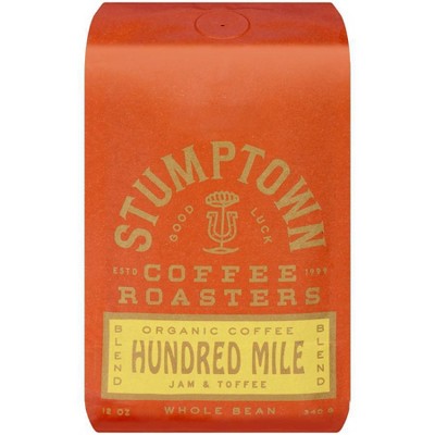 Stumptown Hundred Mile Espresso Roast Whole Bean Light Roast