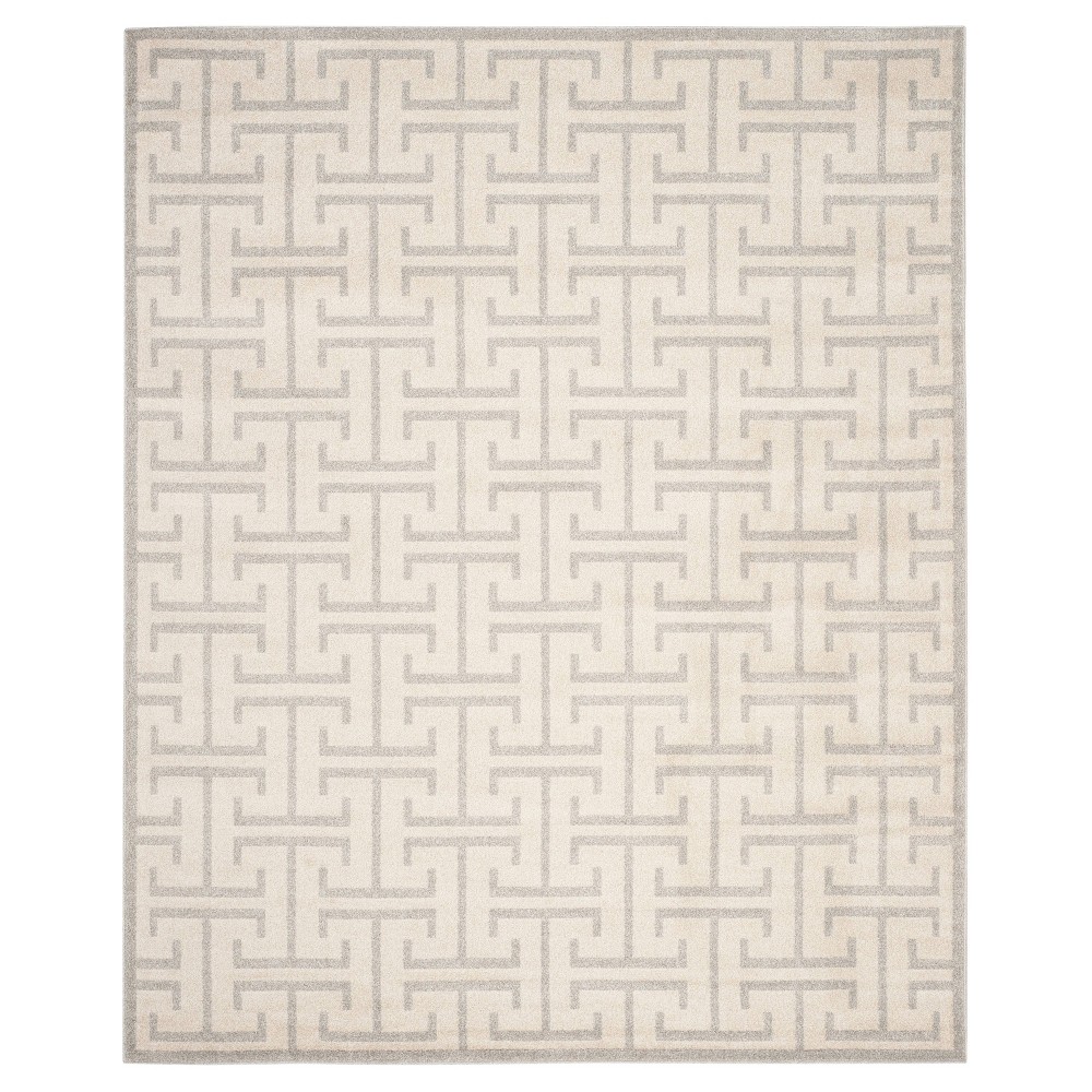 9'x12' Ivory/Light Gray Geometric Loomed Area Rug - Safavieh