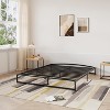 Heavy Duty Metal Platform Beds, Low Bed Frame with Sturdy Steal Slats, No Box Spring Needed, Noise-Free, Easy Assembly - Black - 2 of 4