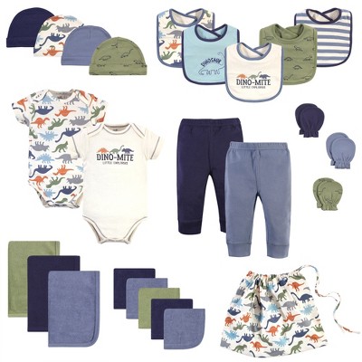 Touched By Nature Baby Boy Organic Cotton Layette Set And Giftset, Bold ...