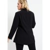 June + Vie by Roaman's Women's Plus Size Classic Blazer - 3 of 4