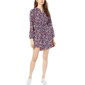 maison Jules Womens Floral Print A-line Dress - 1 of 1
