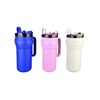 28.75oz/850ml stainless steel insulated water bottle, built-in straw double-drink coffee cup - 2 of 4