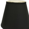 Vynxaria Empire Lampshades 8x14 Inches, Slant Black & White - 3 of 4