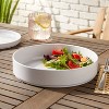 42oz Plastic Dinner Bowl White - Threshold™: BPA-Free, Dishwasher & Microwave Safe, Round Shallow Bowl, 9.125" Diameter - 2 of 3