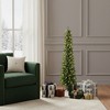 HomeRoots 5' Pre Lit Slender Fir Christmas Tree - 2 of 4