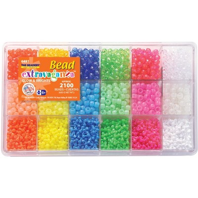 Bead Extravaganza Bead Box Kit 23oz-Glow & Brights