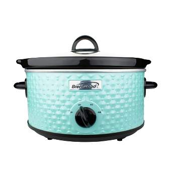 Brentwood Scallop Pattern 4.5 Quart Slow Cooker in White