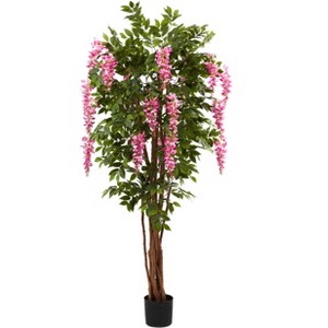 Nearly Natural 6.5-ft Wisteria Artificial Tree - 1 of 3