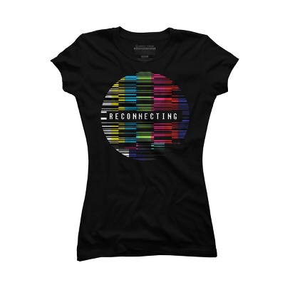 Junior's Design By Humans Reconnecting By clingcling T-Shirt