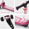 KUB Kids Kick Scooter, 3 Wheel Kick Scooter with Light-Up Wheels, Lean to Steer Toy Scooter for Kids Ages 2+ - 4 of 4
