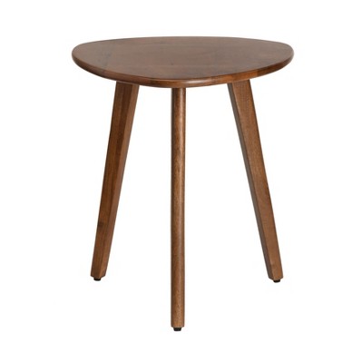 MH London Wandsworth  18" Solid Wood End Table Triangle Top