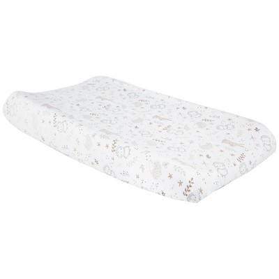 Image of Trend Lab Deluxe Flannel Changing Pad Cover - Woodland Friends