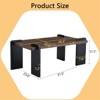 RISOKEYS Minimalist farmhouse style MDF Coffee Table - Modern Coffee Table for Living Room, Office, and Leisure Area - 3 of 4