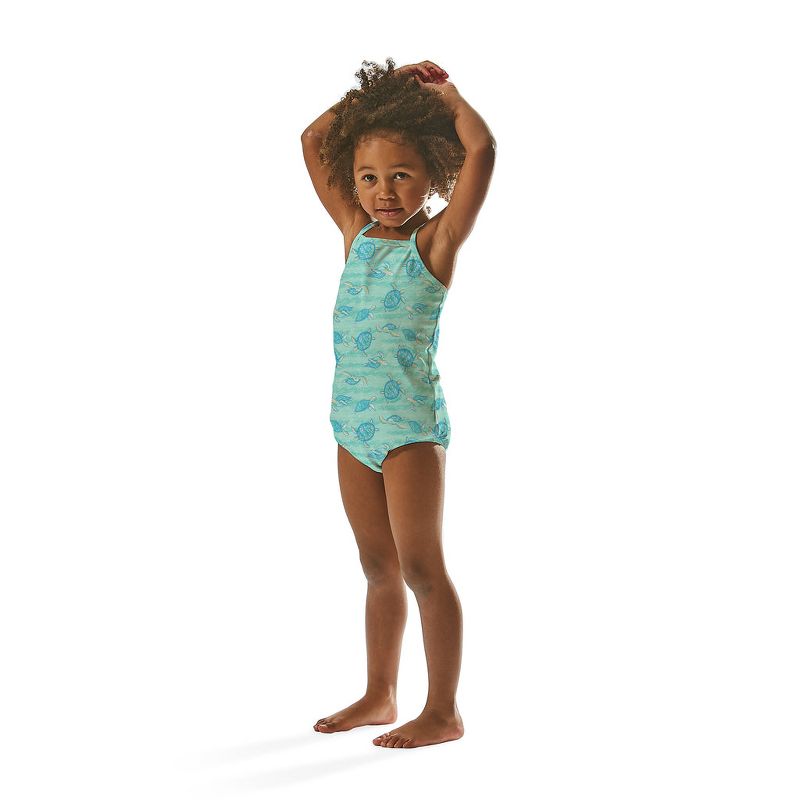 Green Sprouts Baby/Toddler Girls' Easy-Change Eco Swimsuit, 2 of 4