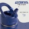 12oz Kids Water Bottle for School, Toddler Water Bottles with Straws, Insulated Water Bottles for Boys&Girls - 2 of 4