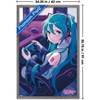 Trends International Hatsune Miku - Game Night Framed Wall Poster Prints - 3 of 4