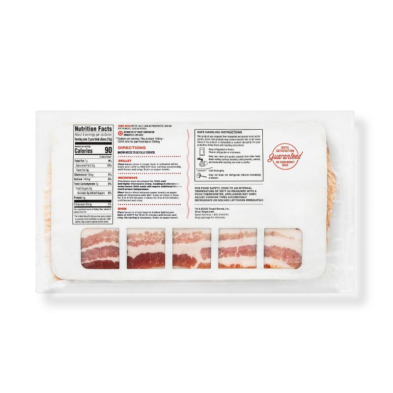 Lower Sodium Bacon - 16oz - Market Pantry&#8482;, 4 of 5
