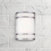 Minka Lavery Modern Outdoor Wall Light Fixture Brushed Stainless Steel LED 9 1/2" Etched Opal Glass for Post Exterior Porch Patio - 2 of 3