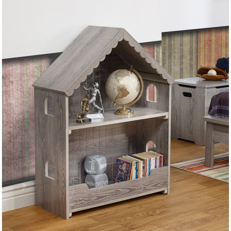 Sorelle Sweet Home Bookcase Crib - Panel Gray, 2 of 3