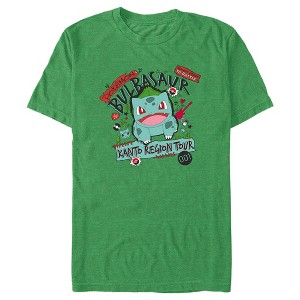 Men's Pokemon Bulbasaur Kanto Tour T-Shirt - 1 of 3