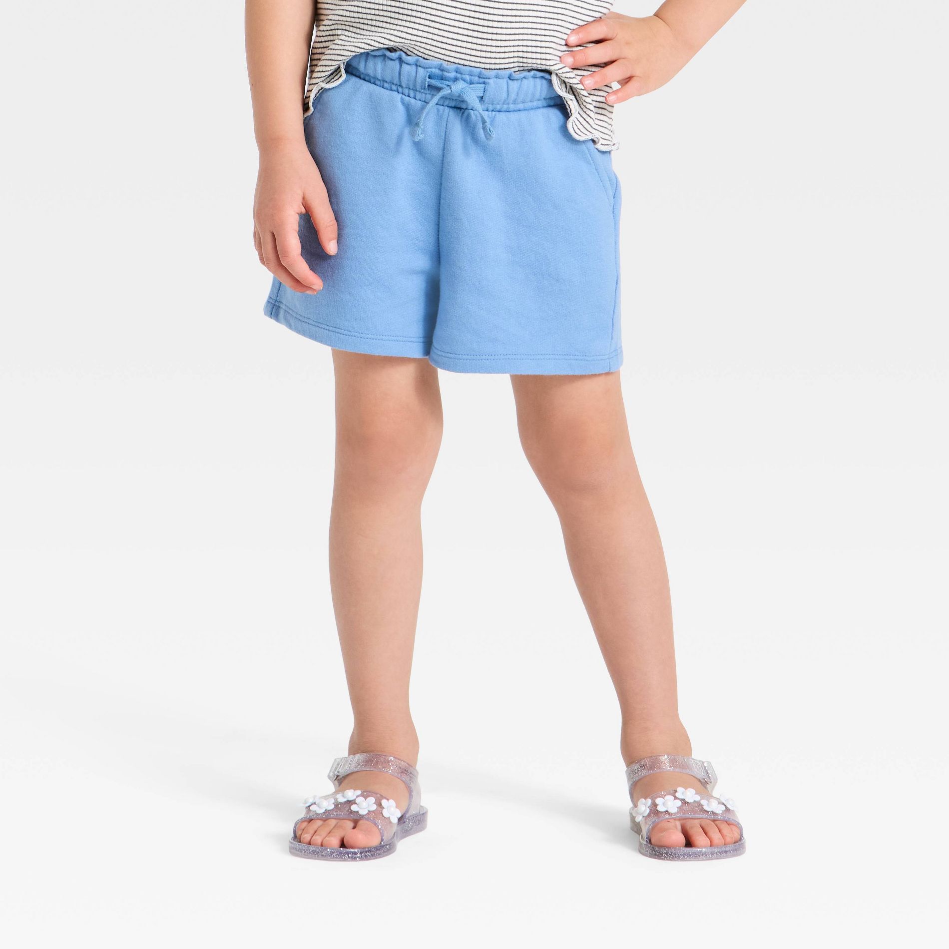 Toddler Girls' Knit Shorts - Cat & Jack™ Blue
