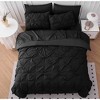BAGOKIE 7-Piece Pinch Pleat Bed in a Bag Comforter Set for All Season - 2 of 4