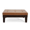 CAVINAS Modern Rectangular PU Leather Ottoman Bench with Storage Drawer,Upholstered Wooden Storage Ottoman for Living Room - 2 of 4