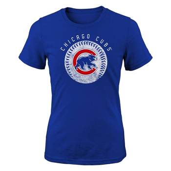 MLB Chicago Cubs Girls' Crew Neck T-Shirt