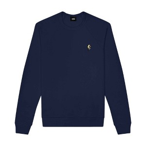 Dalix Lightning (Glow in the Dark) Embroidered Crewneck Fleece Sweatshirt Pullover Mens - 1 of 4
