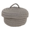 Colonial Mills Peek-A-Boo Basket and Lid - Grey - 2 of 4